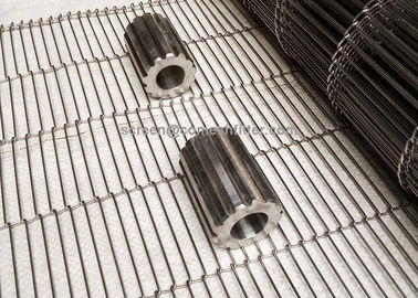 Harga yang bagus Chocolate Flat Flex 1mm Wire Mesh Conveyor Belt on line