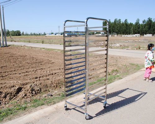Dehidrator Makanan Komersial Tray SUS304 Rack Trolley
