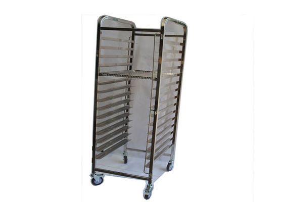 Gerobak Pengeringan Stainless Steel Ganda 620MM Dengan Baki