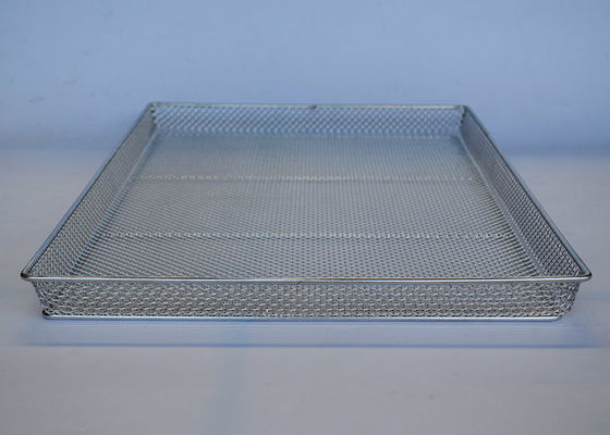 FDA Wire Dehydrator Pengeringan Steel Mesh Tray Untuk Makanan