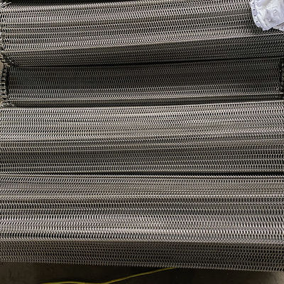 Harga yang bagus Freezer Instan 304ss 316ss Seimbang Weave Conveyor Belt on line