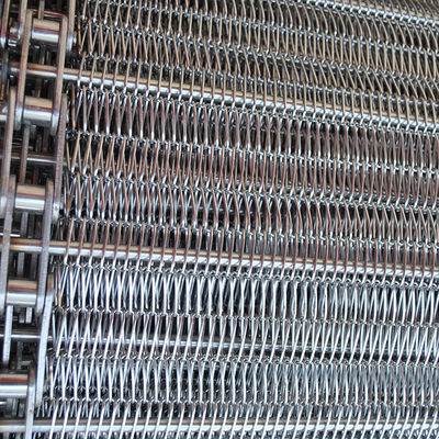 Harga yang bagus SS316 10M Chain Link Conveyor Belt Untuk Jalur Perakitan Otomatis on line