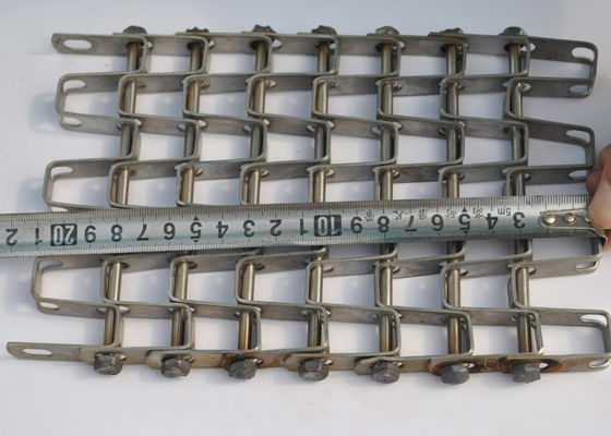 316L Honeycomb Ss Wire Mesh Conveyor Belt Untuk Tugas Berat