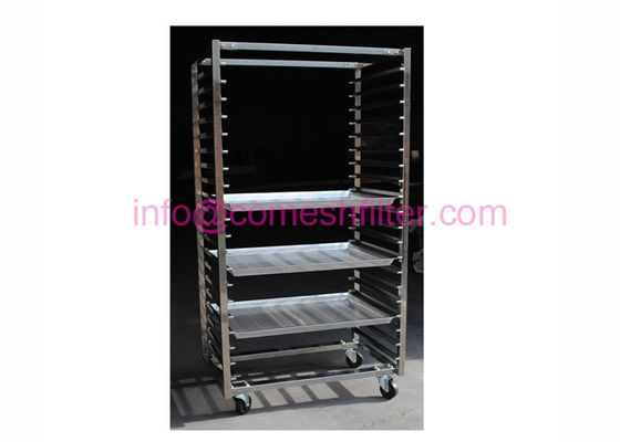 Troli Rak Stainless Steel Baki Pengeringan 600x800mm 20tier