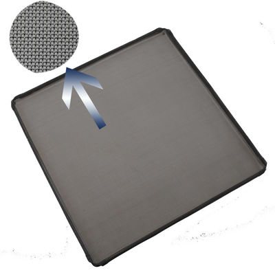 Tahan Panas 1x1mm Lubang Dehidrasi Wire Mesh Tray