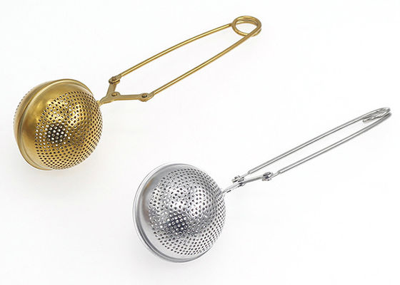 Harga yang bagus 100x65mm FDA 304 Stainless Steel Tea Ball Infuser Wire Mesh Filter on line