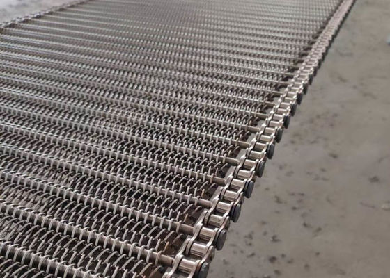 Harga yang bagus Chain Link Spiral Freezer / Pengeringan 310 Stainless Steel Wire Mesh Conveyor Belt on line