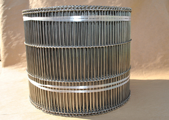 Harga yang bagus Ukuran Disesuaikan 1mm Flat Flex Wire Mesh Conveyor Belt Stainless Steel on line