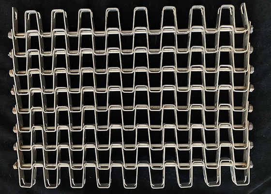 Harga yang bagus Honeycomb Flat Wire Mesh Conveyor Belt Untuk Pengolahan Makanan Terowongan Oven Pengeringan Baking on line
